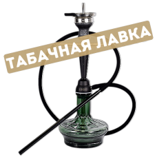 Кальян Amy Deluxe - 005.02 Unio Shisha (bk-bk) - чёрный / зелёный