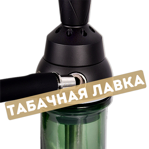 Кальян Amy Deluxe - 005.02 Unio Shisha (bk-bk) - чёрный / зелёный