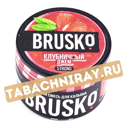 Табак для кальяна Brusko Strong - Клубничный джем (50 гр.)