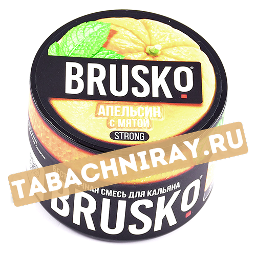 Табак для кальяна Brusko Strong - Апельсин с мятой (50 гр.)