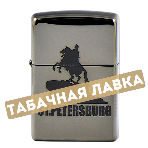 Зажигалка Zippo 150 - St Petersburg Silhouette - Black Ice® - SALE!!!