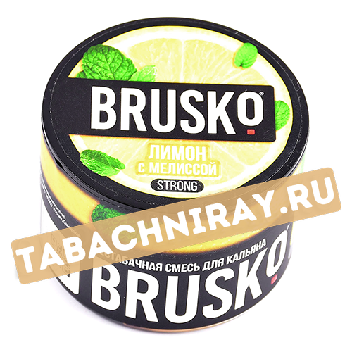 Табак для кальяна Brusko Strong - Лимон с мелиссой (50 гр.)