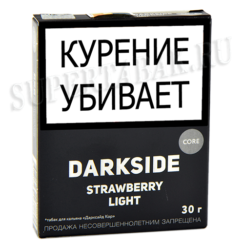 Табак для кальяна DarkSide Core Strawberry Light 30 грамм