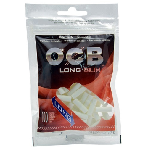 Фильтры для самокруток 6мм OCB Long Slim (100 шт.)