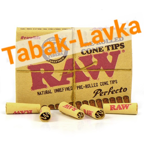 Бумажные фильтры RAW - Конические PRE-Rolled TIPS (21 шт) Perfecto