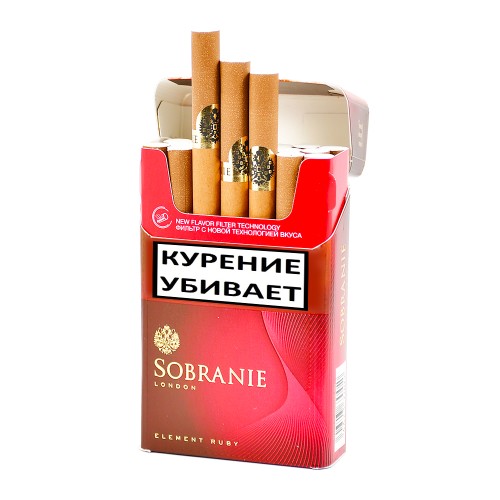 Сигареты Sobranie London King Size - Element Ruby (МРЦ 228)