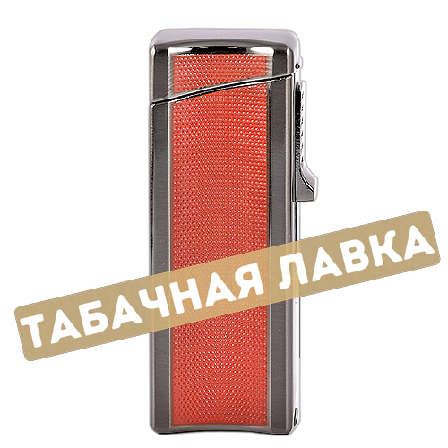 Зажигалка сигарная EuroJet 221013 - Turbo (gun metal / red) с пробойником