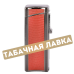 Зажигалка сигарная EuroJet 221013 - Turbo (gun metal / red) с пробойником