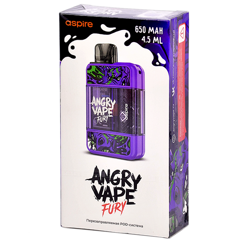 Многоразовая POD-система Brusko Angry Vape Fury - Purple