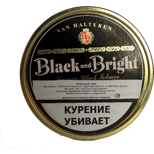 Табак трубочный Planta Van Halteren Black & Bright 100 гр