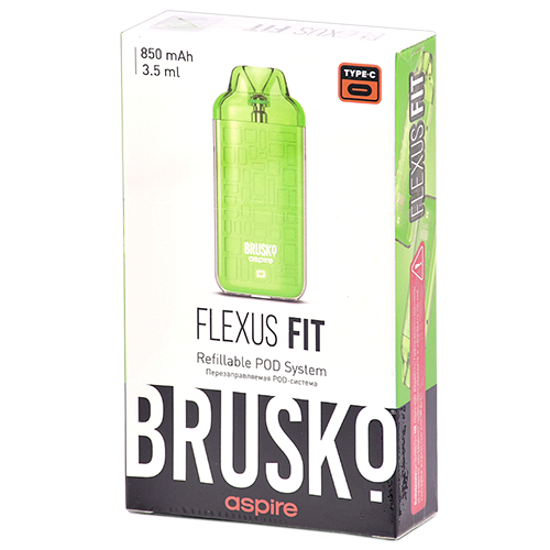 Многоразовая POD-система Brusko FLEXUS FIT - Green