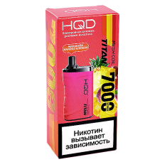 POD система HQD - TITAN - Маракуйя - Ананас - Клюква (7000 затяжек) - 2% - (1 шт.)