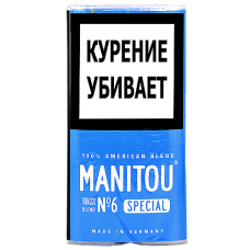 Сигаретный табак Manitou - Special American Blend - Blue №6 (30 гр.)