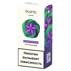 Жидкость для эл. сигарет Plonq Liquid - Алоэ - Виноград (10 мл) - 2% (1 шт.)