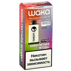 POD-система Waka soPro - DM 8.000 затяжек - Киви - Питайя - Ягоды - 2% - (1 шт.)