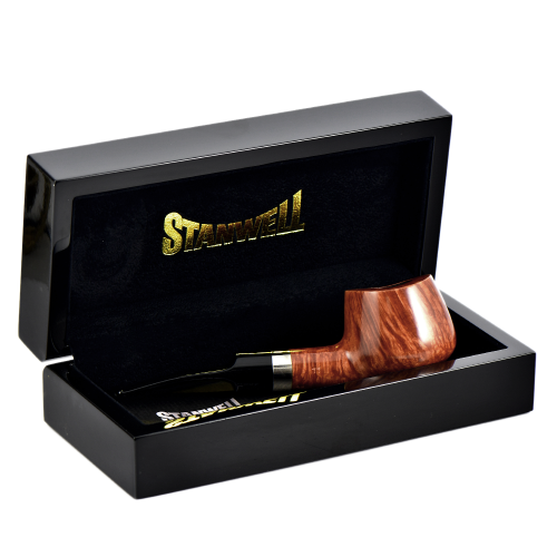 Трубка Stanwell Flame Grain Silver Mounted - 11 (фильтр 9 мм)