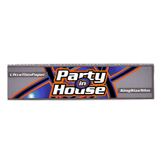 Бумага самокруточная Party in House - King Size Slim - Ultra Thin Silver