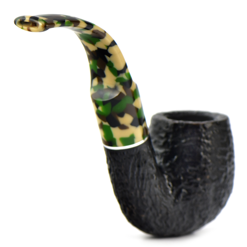 Трубка Savinelli Camouflage - Rustic Black 614 (фильтр 9 мм)