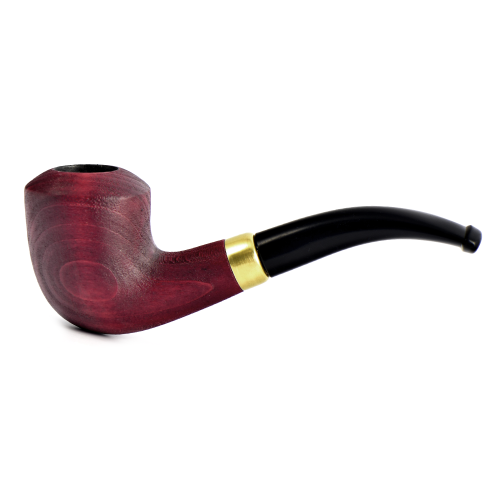 Трубка WoodPipe - Груша 004 - SandBlast Red - (фильтр 9 мм)