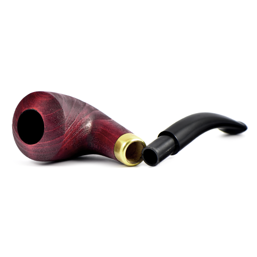 Трубка WoodPipe - Груша 004 - SandBlast Red - (фильтр 9 мм)