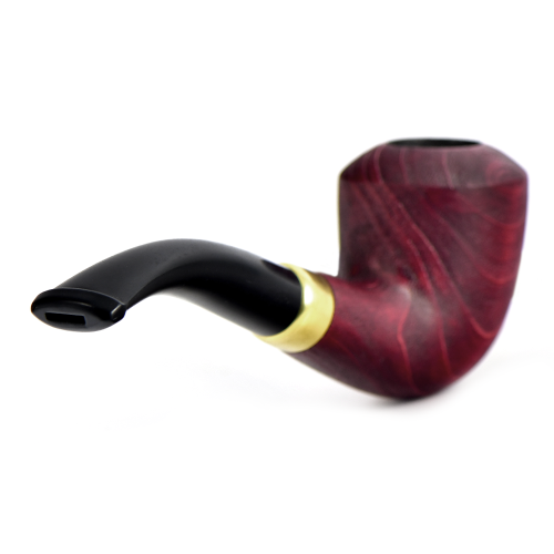 Трубка WoodPipe - Груша 004 - SandBlast Red - (фильтр 9 мм)