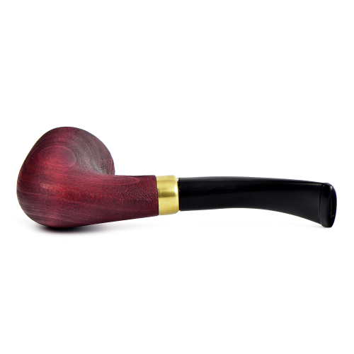 Трубка WoodPipe - Груша 004 - SandBlast Red - (фильтр 9 мм)