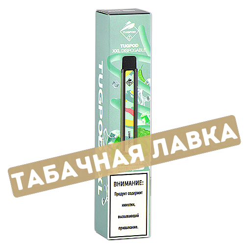 Электронная сигарета TUGPOD XXL - Cool Mint (2500 затяжек) - 2% - (1 шт)