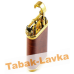 Зажигалка трубочная Im Corona 64-5009 Old Boy Gold Plated Narural Briar