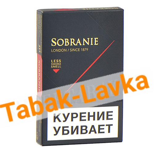 Сигареты Sobranie London - Slide box - Black (МРЦ 233)