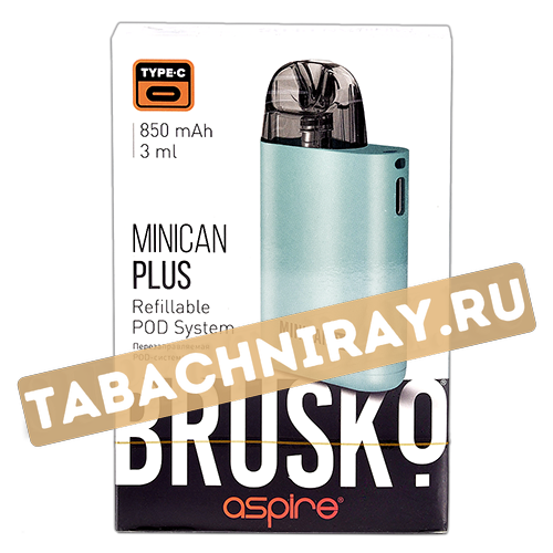 Многоразовая POD-система Brusko MINICAN PLUS Turquoise