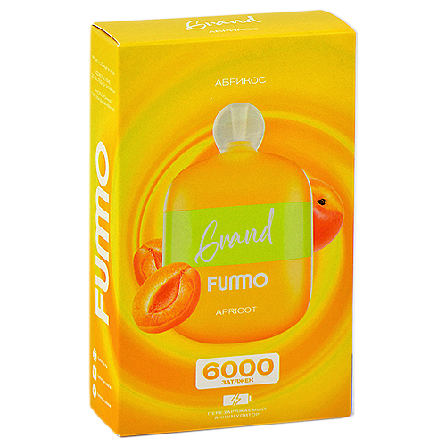 POD система Fummo - Grand 6000 затяжек - Абрикос - 2% - (1 шт.)