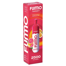 POD система Fummo - Target 2500 затяжек - Грейпфрут - Маракуйя - 2% - (1 шт.)