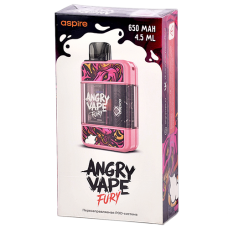 Многоразовая POD-система Brusko Angry Vape Fury - Pink