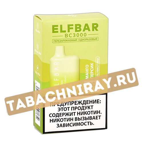 POD система Elf Bar - BC 3000 - Манго Персик - 2% - (1 шт)