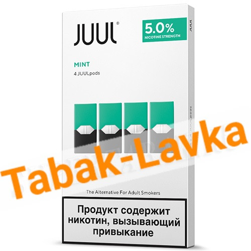 Картридж JUUL - Mint (4 ШТУКИ)