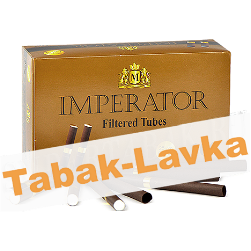 Сигаретные гильзы Imperator BROWN - Gold Filter 25mm (100 штук)