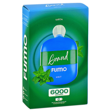 POD система Fummo - Grand 6000 затяжек - Мята - 2% - (1 шт.)