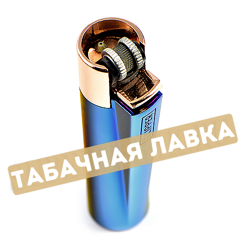 Зажигалка Clipper - СМ0S111 Metalic Blue\Gold