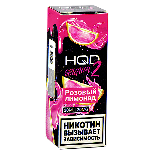 Жидкость для эл. сигарет - HQD Original 2 - Розовый лимонад - 20MG (30 мл) NEW