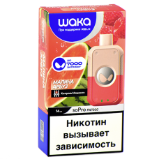 POD-система Waka soPro -  7000 затяжек - Малина - Арбуз - 2% (1 шт.)