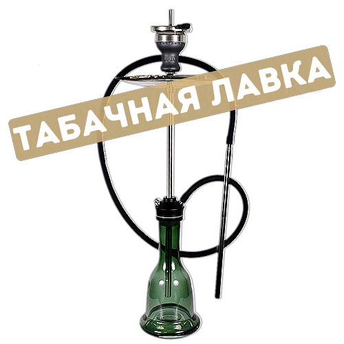 Кальян Amy Deluxe - 004.01 Unio Shisha (bk) - чёрный / зелёный