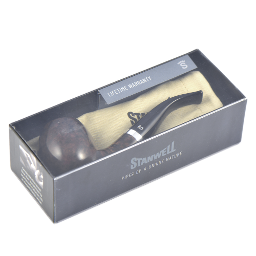 Трубка Stanwell Relief - Brown Polished 185 (фильтр 9 мм)