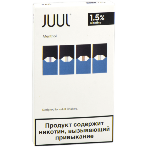 Картридж JUUL - Menthol - 1,5% -(4 ШТУКИ)