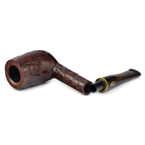 Трубка Savinelli Alligator - Brown 140 (фильтр 9 мм)