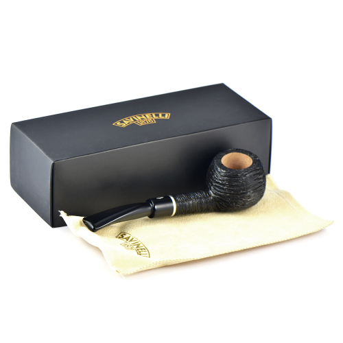 трубка Savinelli Otello - Rustic Black 315 (фильтр 9 мм)