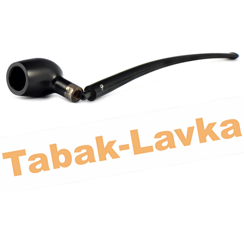 Трубка Peterson Churchwarden - Ebony Barel Silver (без фильтра)