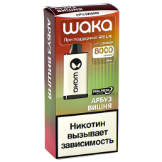 POD-система Waka soPro - DM 8.000 затяжек - Арбуз - Вишня - 2% - (1 шт.)