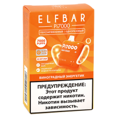 POD система Elf Bar - Pi 7000 - Виноградный энергетик - 2% - (1 шт.)