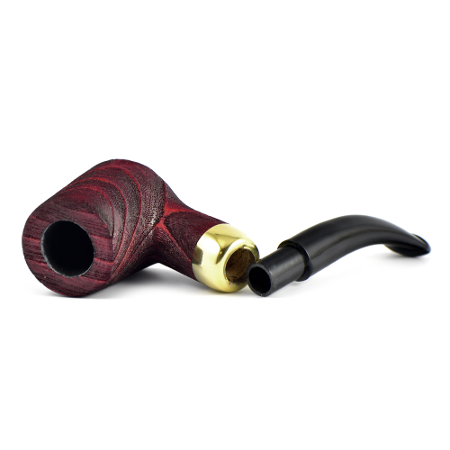 Трубка WoodPipe - Груша 006 - SandBlast Red - (фильтр 9 мм)