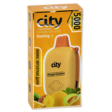 POD система City - Dazzling 5000 затяжек - Ананас - Мускатная дыня - 1,8% - (1 шт.)